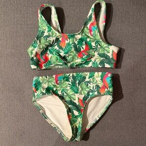 Old Navy Kids Bikini with Parrot Print